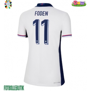 England Phil Foden #11 Hemmatröja Kvinnor EM 2024 Kortärmad